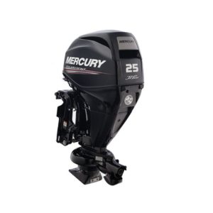 mercury 25hp jet outboard motor with remote mechanical electric start, 15 inch