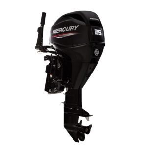 mercury 25hp efi outboard | tiller, electric start, 20" shaft | 25elh