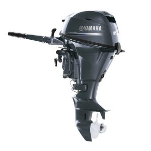 yamaha 15hp portable outboard engine tiller, manual start, 20 inch shaft