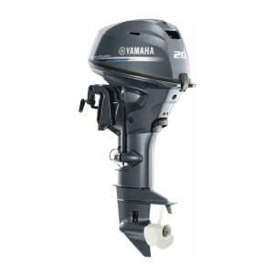 yamaha 20hp portable outboard motor, remote electric manual start, 20 inch shaf