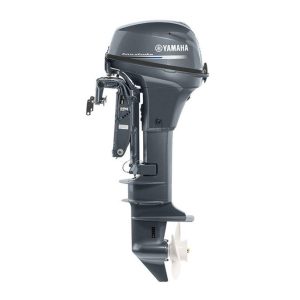 yamaha 9.9 hp high thrust outboard, remote electric start, 25 inch shaft