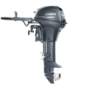 yamaha f9.9smhb 9.9hp portable outboard: tiller, manual start, 15 inch shaft